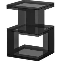 Woood Noro Bijzettafel Acryl Grijs