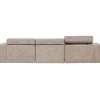 Woood Novi chaise longue bank rechts naturel melange