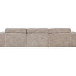 Woood Novi chaise longue bank links naturel melange