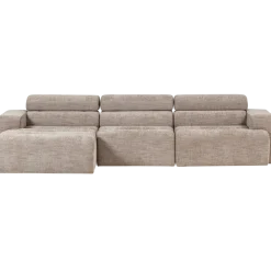 Woood Novi chaise longue bank links naturel melange