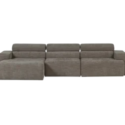 Woood Novi chaise longue bank links grijs melange