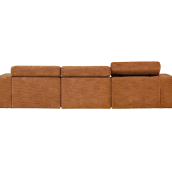 Woood Novi chaise longue bank rechts oranje melange