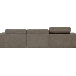 Woood Novi chaise longue bank rechts grijs melange