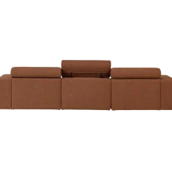 Woood Novi chaise longue bank rechts boucle terra