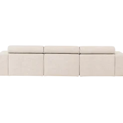 Woood Novi chaise longue bank links boucle naturel