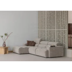 Woood Novi chaise longue bank links boucle naturel