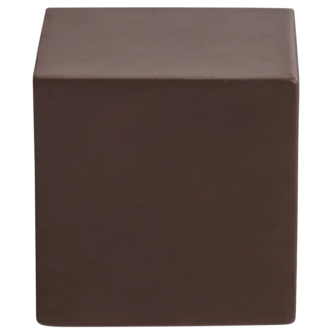 Woood Numo Wanddeco Set Vaas/Kubus 39x19 Cm Metaal Bruin