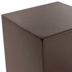 Woood Numo Wanddeco Set Vaas/Kubus 39x19 Cm Metaal Bruin