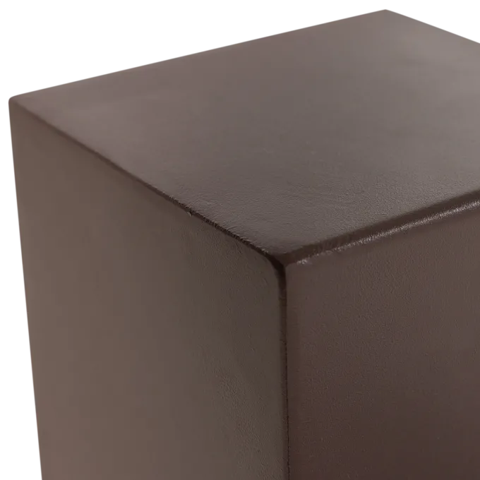 Woood Numo Wanddeco Set Vaas/Kubus 39x19 Cm Metaal Bruin