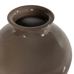 Woood Numo Wanddeco Set Vaas/Kubus 39x19 Cm Metaal Bruin