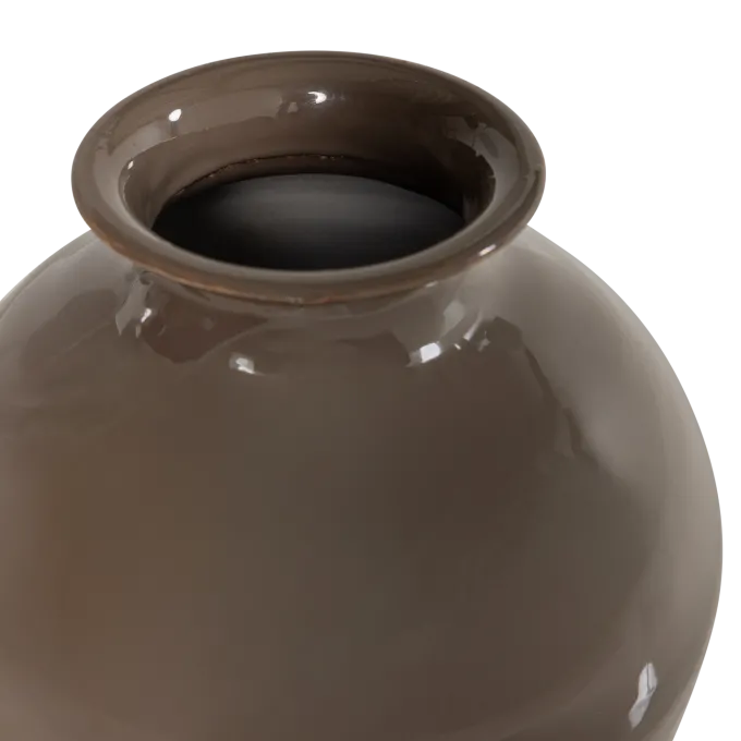 Woood Numo Wanddeco Set Vaas/Kubus 39x19 Cm Metaal Bruin