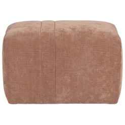 Woood Omaire Hocker Chenille Lichtroze [FSC]