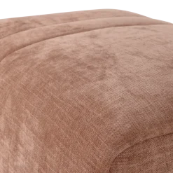Woood Omaire Hocker Chenille Lichtroze [FSC]