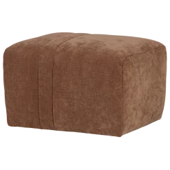 Woood Omaire Hocker Chenille Roestbruin [FSC]