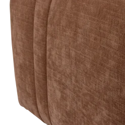Woood Omaire Hocker Chenille Roestbruin [FSC]