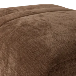 Woood Omaire Hocker Chenille Lichtbruin [FSC]