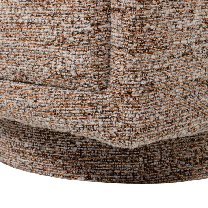 Woood Oska Draaifauteuil Bruin Melange