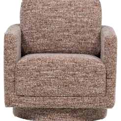 Woood Oska Draaifauteuil Bruin Melange