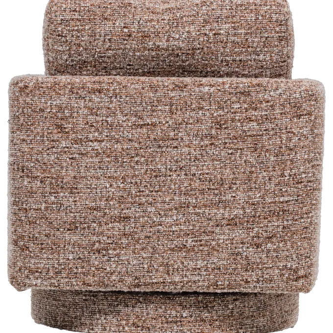 Woood Oska Draaifauteuil Bruin Melange