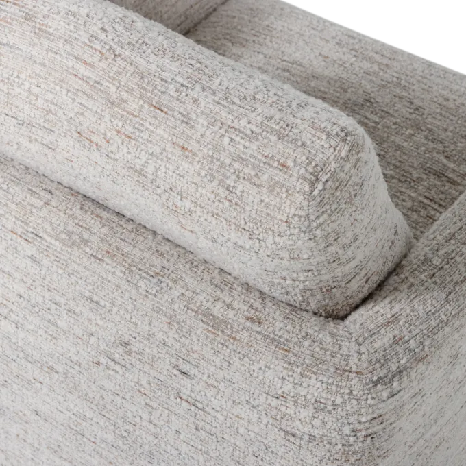 Woood Oska Draaifauteuil Naturel Melange