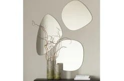 Woood Philou Spiegel Zwart 60x55cm