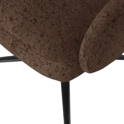 Woood Pico Draaifauteuil Velvet Structuur Bruin [FSC]
