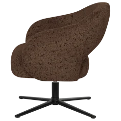 Woood Pico Draaifauteuil Velvet Structuur Bruin [FSC]