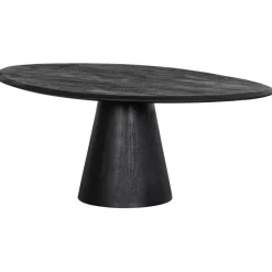 Woood Posture salontafel hout zwart ø120cm
