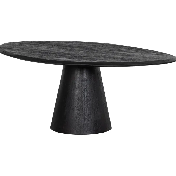 Woood Posture salontafel hout zwart ø120cm