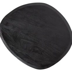 Woood Posture salontafel hout zwart ø70cm