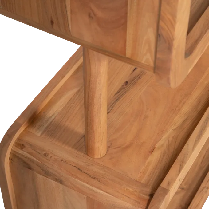Woood Rattle open kast hout naturel