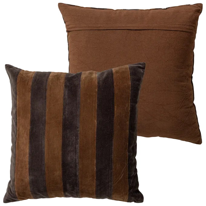 Woood Rela Kussens Bruin/Ecru - Set Van 4