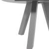 Woood Rhonda Eettafel O129 Cm Eiken Warmgrijs [fsc]