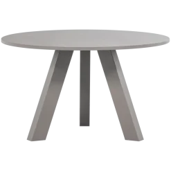 Woood Rhonda Eettafel O129 Cm Eiken Warmgrijs [fsc]