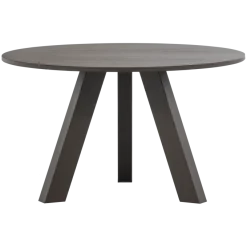 Woood Rhonda Eettafel O129 Cm Eiken Middenbruin [fsc]