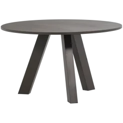 Woood Rhonda Eettafel O129 Cm Eiken Middenbruin [fsc]