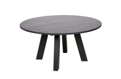 Woood Rhonda Xl Eetkamertafel Ø150cm Eiken Blacknight [fsc]
