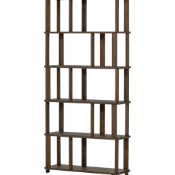 Woood Riss boekenkast eikenhout naturel 186x90cm