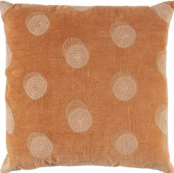 Woood Riv Kussen Fluweel Toffee 45x45cm