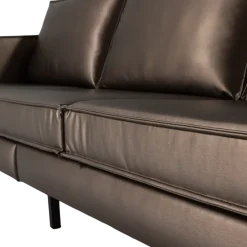 Woood Rodeo 3-Zits Bank Metallic Koper Bruin