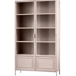 Woood Ronja vitrinekast xl metaal soft pink