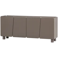 Woood Root Dressoir 200 Cm Grenen Truffel Bruin [fsc]