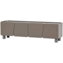 Woood Root Tv Meubel 200 Cm Grenen Truffel Bruin [fsc]