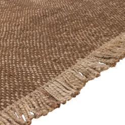 Woood Ruglio Vloerkleed 170x240 Cm Wol/Jute Bruin