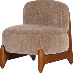Woood Runi Fauteuil Hout/Velvet Zand [FSC]