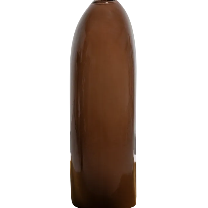Woood Sahil vaas glas bruin