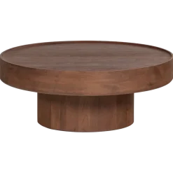 Woood Salontafel Dara Mangohout Bruin Ø 90cm