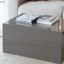 Woood Savo Salontafel Mdf Hoogglans Mokkabruin [FSC]