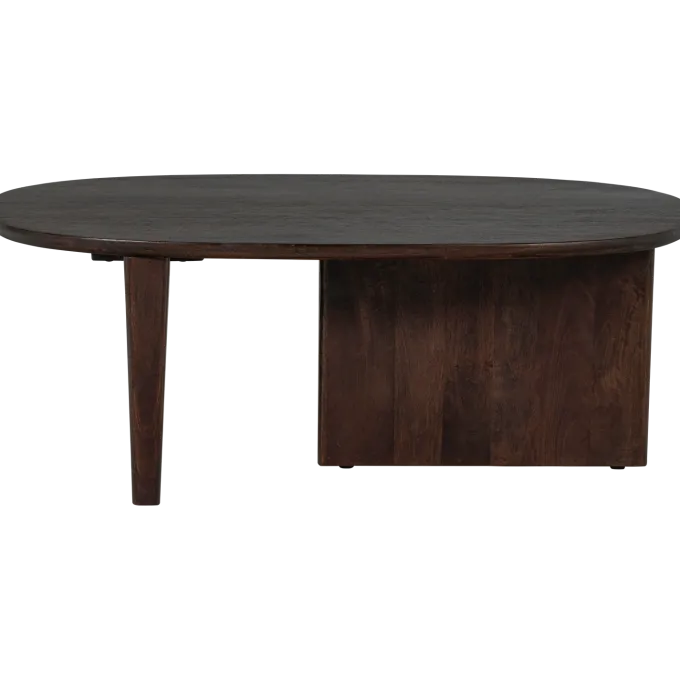 Woood Seam Salontafel Mango Hout Donkerbruin