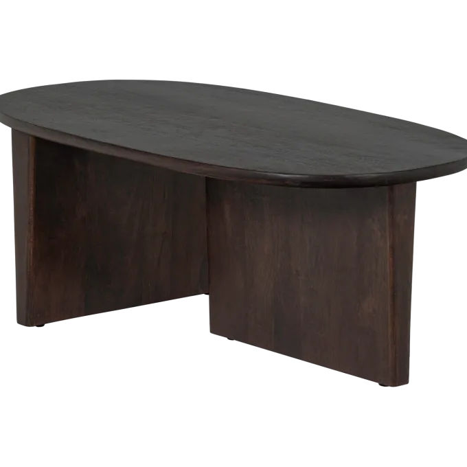 Woood Seam Salontafel Mango Hout Donkerbruin